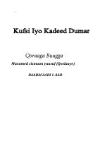 @Somalilibrary - kufsi iyo kadeed dumar.pdf